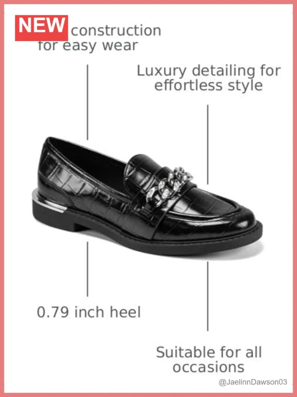 Women's Ryleigh Loafer with Chain Embellishment